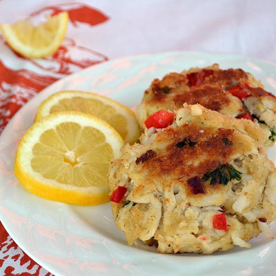 Skinny Crab Cakes with Seafood Seasoning