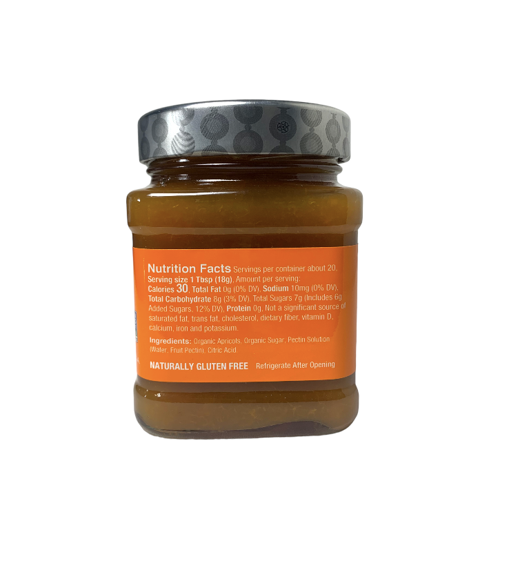 Organic Apricot Reduced Sugar Preserves