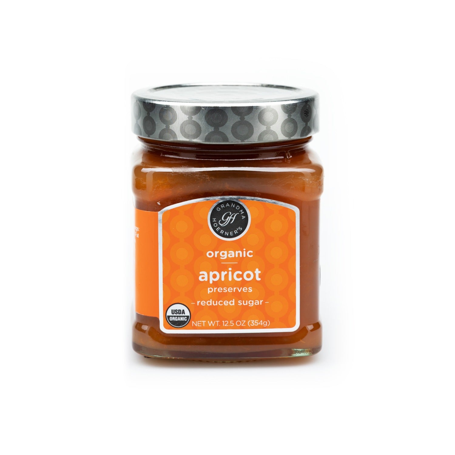 Organic Apricot Reduced Sugar Preserves – Grandma Hoerners