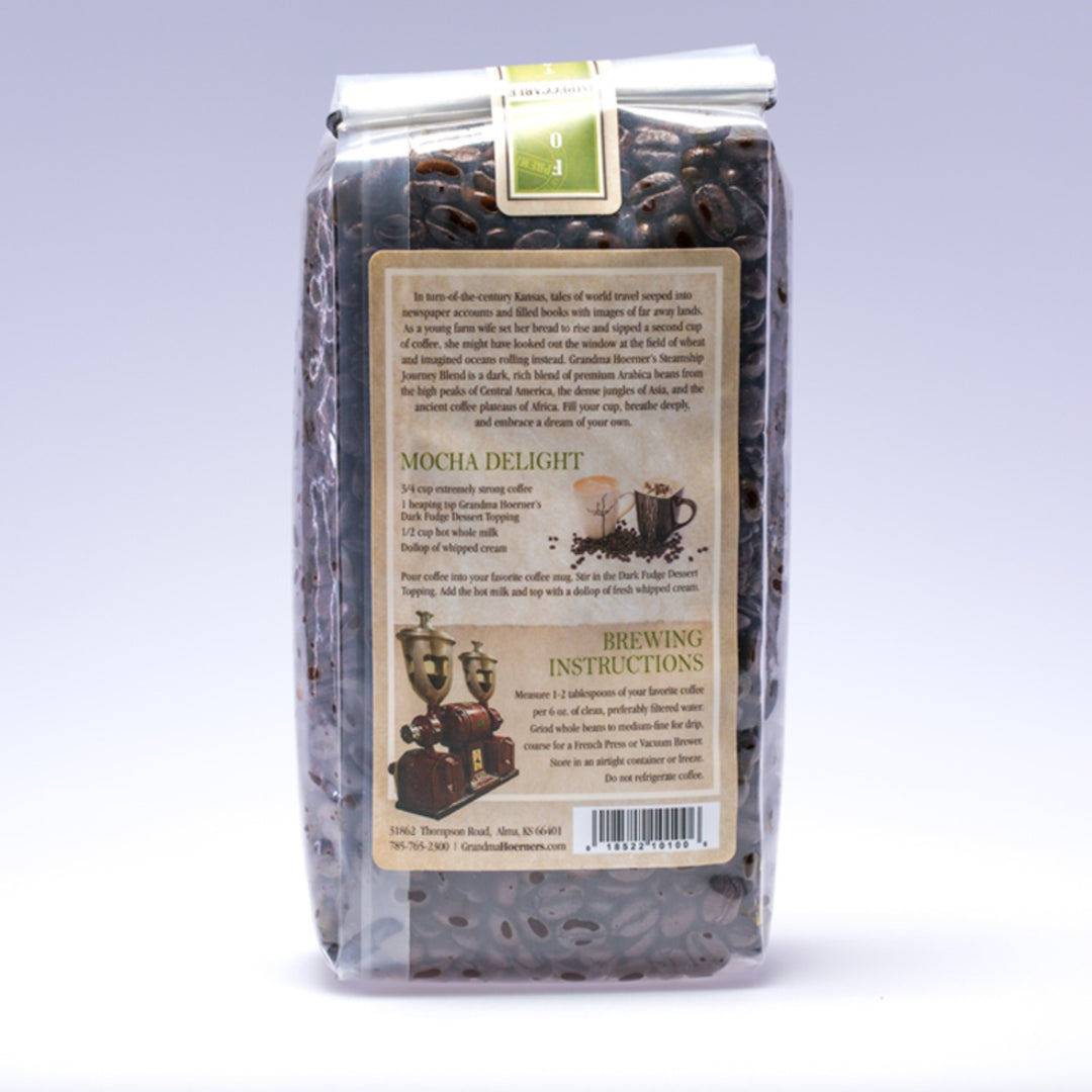 Steamship Journey - Dark Roast Whole Bean Coffee