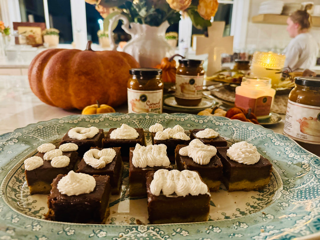 Caramel Maple Pumpkin Bars