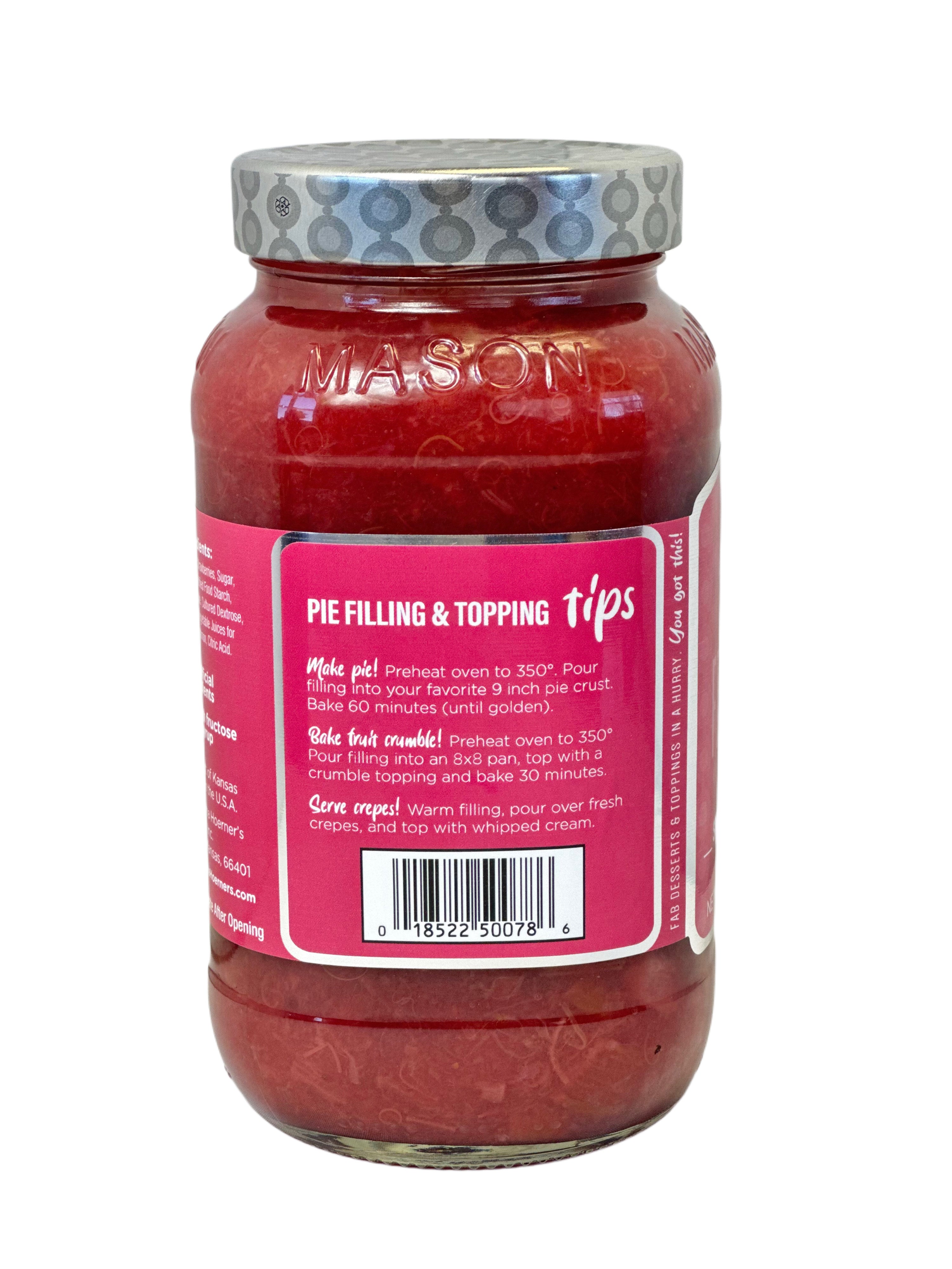 Strawberry Rhubarb Pie Filling & Topping – Grandma Hoerners