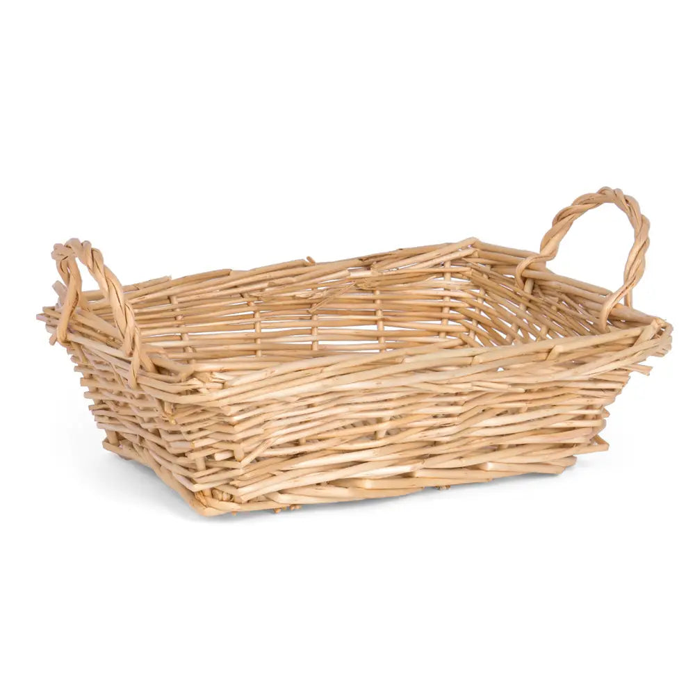 Natural Willow Warm Tan Basket