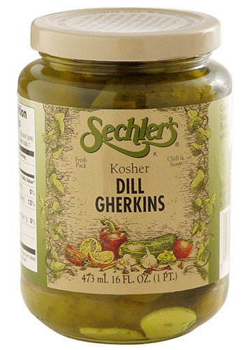 Pickled - Sechler's Kosher Dill Gherkins