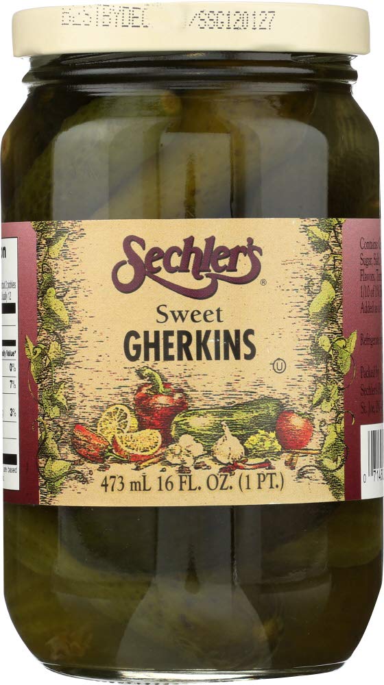 Sechler's Candied Sweet Gherkins