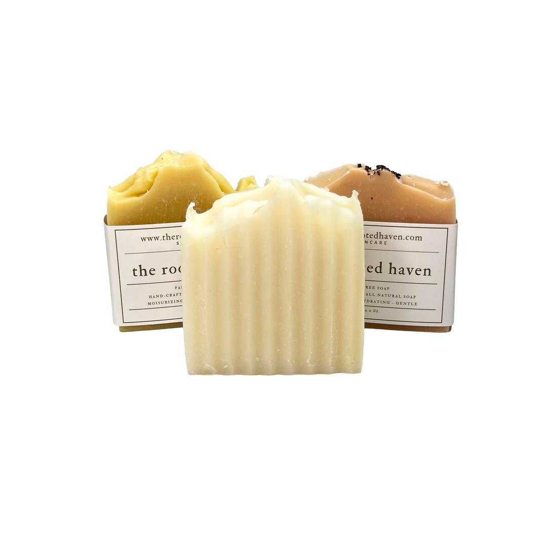 The Rooted Haven Goat Milk Peppermint Soap