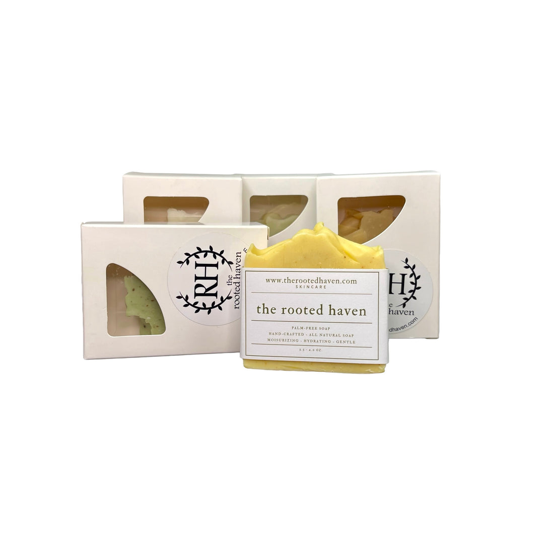 The Rooted Haven Gold Turmeric Soap