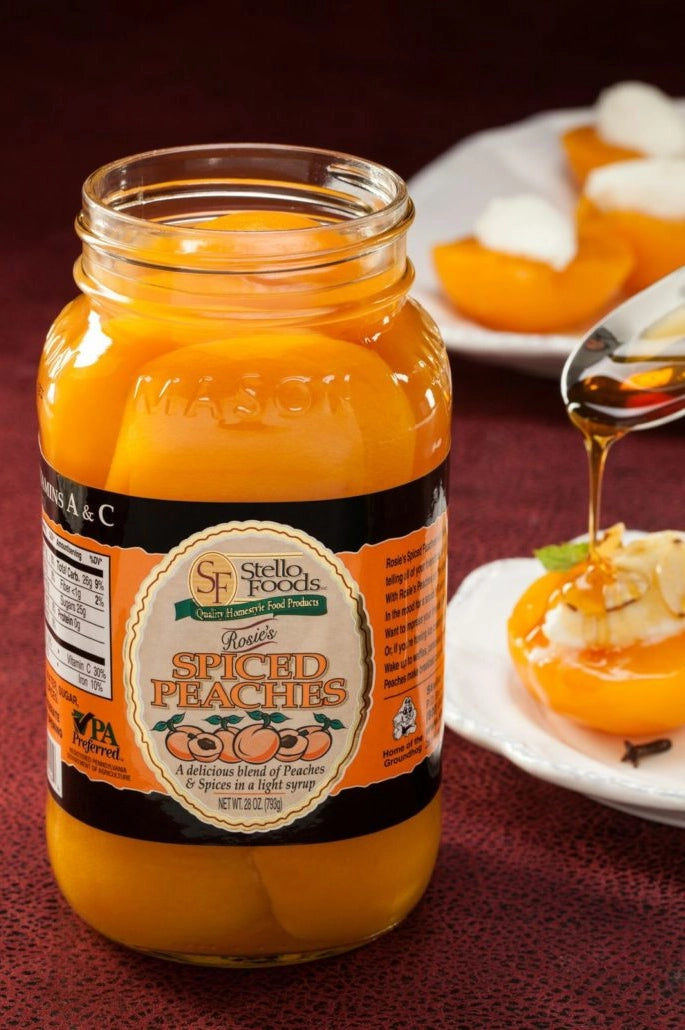 Spiced Peaches Stello Foods