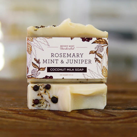 SELF CARE - Muddy Mint Rosemary Mint & Juniper Soap
