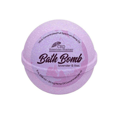 CBD Bath Bomb Lavender & Lilac