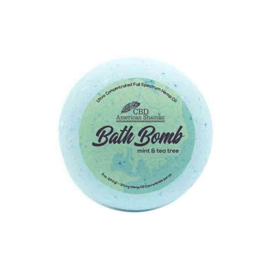 CBD - Bath Bomb Mint & Tea Tree