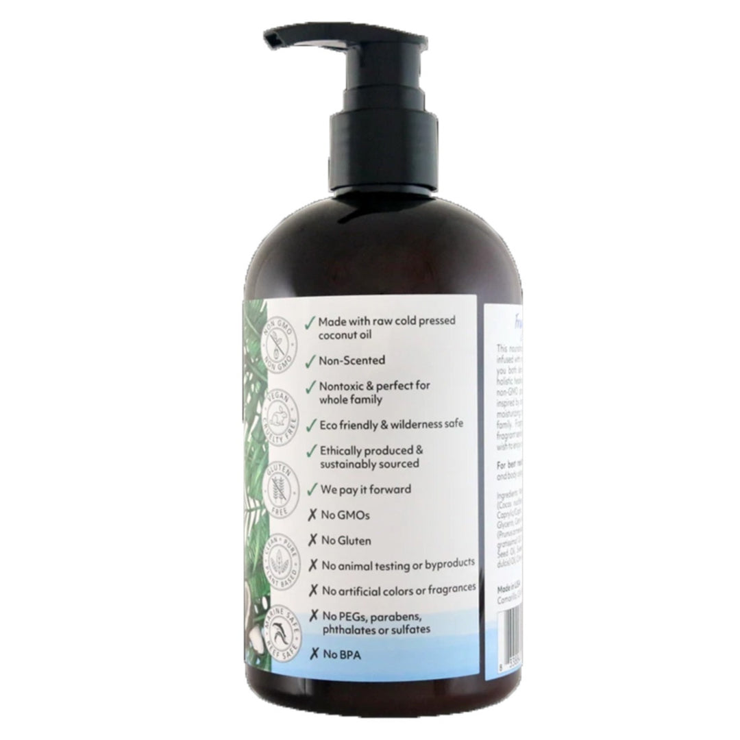 SELF CARE - Organic Fiji Lotion 12oz Fragrance Free