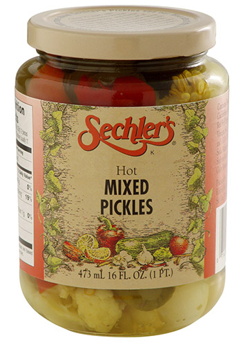 Pickled - Sechler's Hot Mixed Pickles